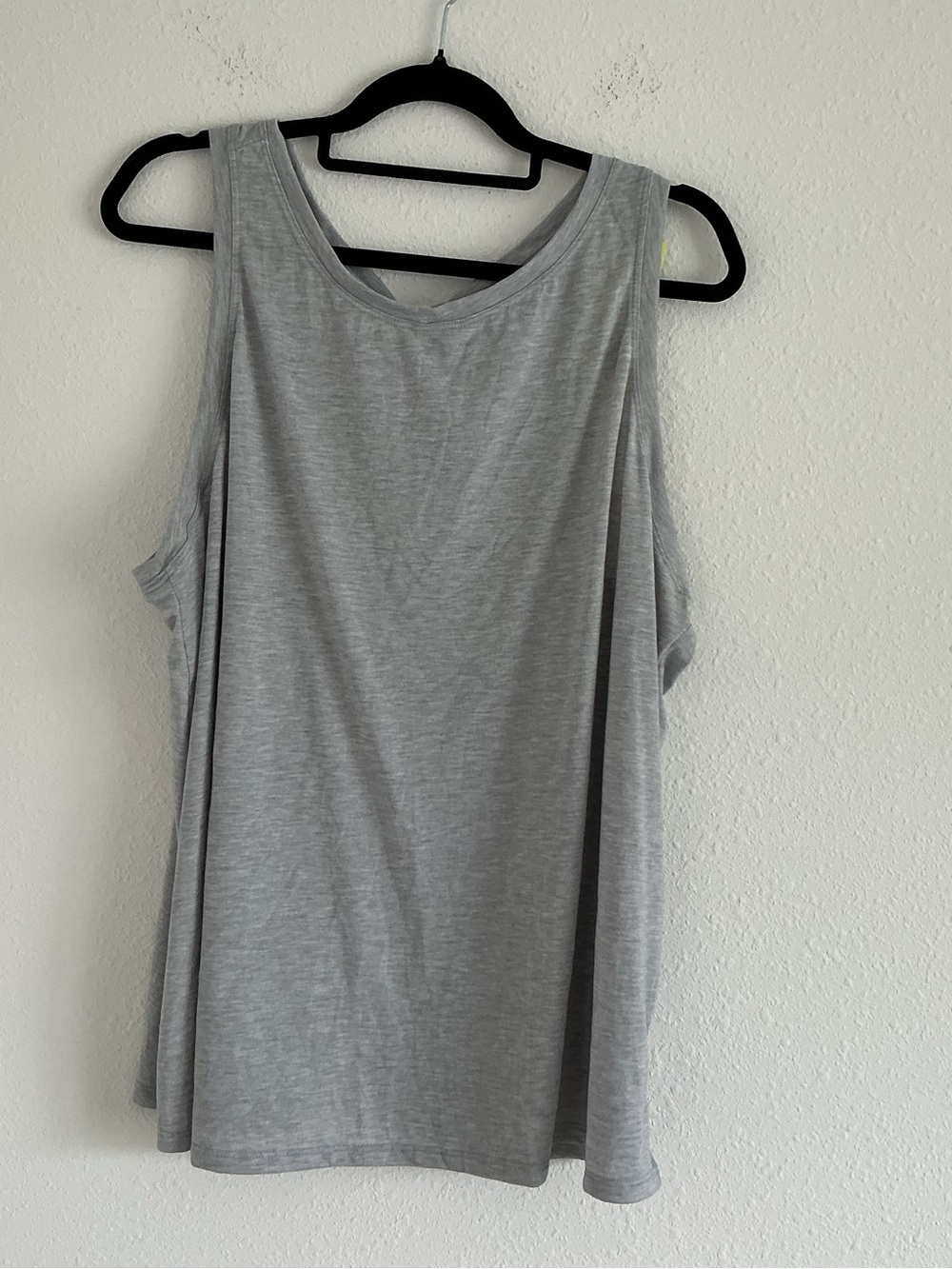 all in motion Light Gray Scoop Neck Tank